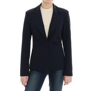 GIACCA MONOPETTO BLU
